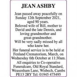 JEAN ASHBY