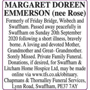 EMMERSON - MARGARET