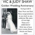 VIC & JUDY SHAW