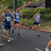 March AC's Barry Head and Dean Markillie (left) ran PBs in the Grand Prix Series at Werrington