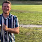 Jack Saunders celebrates winning the BBQ Cup at March