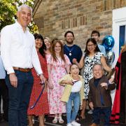 Annabelle Davis Centre opening,  Wisbech, with Warwick Davis, his daughter Annabelle, MP Steve Barclay. Wisbech Mayor Sue Wallwork and Alex Miscandlon, FDC chair.