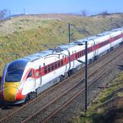 An LNER Azuma train on the East Coast Main Line