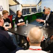 Steve Barclay at Preston North End Football Club this week