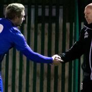 Paul Hunt (right) hailed Wisbech St Mary's goalless draw at Great Yarmouth Town as a 