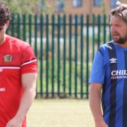 Ricky Hailstone (right) is calling on the town of Whittlesey to get behind the team in what he believes is the biggest game in the club's history vs Worcester City.