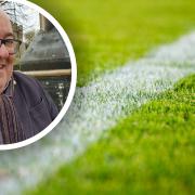 Mark Goldsack (inset), chairman of Soham Town Rangers FC, believes artificial pitches should only be used for training and not for competitive matches after three of his players got injured on them.