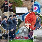 Chatteris remembered on Armistice Day as they unveiled a new RAF memorial to remember airmen who lost their lives in and around the town during the Second World War.