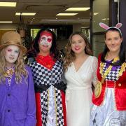 Spike and Violet hair studio held a Macmillan event on October 1. From L-R Beth Munden, Rosie Sefton, Victoria Viles, Lili Shales, Amy Latrille and Jordan Trengrove.