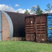 Nissen Hut at Barrowfield Farmyard, Isleham Road, Fordham that went to auction with Cheffins