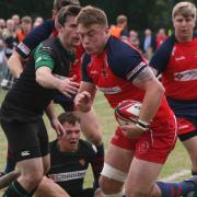 Josh Ferguson breaks through to score for WIsbech.