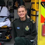 Chloe Spencer (pictured) will travel 1.5km at a breath-taking 100mph on Zip World's velocity 2 zipline at Penrhyn Slate Quarry in North Wales.