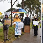 MP Steve Barclay is backing a campaign to rebuild the QEH. Protestors have lobbied for urgent improvements.