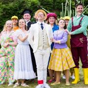 The audience loved KD Theatre's performance of 'Honk the musical', especially in the open-air setting of the Dean's Garden of Ely Cathedral.