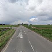 Jardine crashed into a telegraph pole on Milk and Water Drove, Farcet.