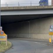 Rusts Lane, Alconbury, where Arvydas Kucinskas was spotted driving a lorry erratically