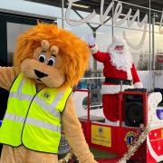 March Lion's Club Santa Sleigh at March Tesco.