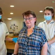 Isabel Purcell (middle) has been regaining her independence following a life-changing stroke thanks to Askham Rehab near Doddington.