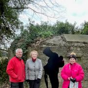 Benwick Street Pride / In Bloom volunteers, from left, Mo Green, Janet Fountain and Jill Hindle.