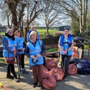 Members of the March RiverCare Group.