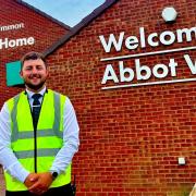 Damien Ramm at the Abbot Walk development in Chatteris