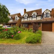 This four-bedroom detached home in Godmanchester is on the market for offers of at least £450,00