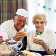 Chef Wayne Woolman has been helping residents at Swan House Care Home to practice and perfect their bakes planned for the event.