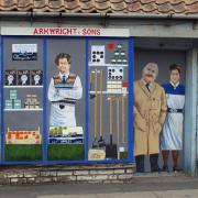 A previous Changing Views grant supported project: Arkwright & Sons mural on empty shop in Chatteris.