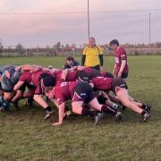 March Bears in action against St Neots on Saturday.