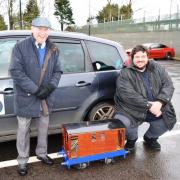 Left to right: Bill Smith, James Self, Three Counties Miniature Railways