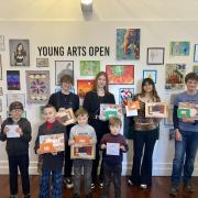 Some of the winners at the Wisbech and Fenland Museum.