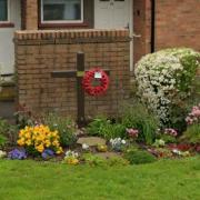 The Eastrea War Memorial.