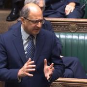 The Rt Hon Shailesh Vara MP in the House of Commons during Justice Questions.