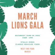 The summer gala takes place in June.