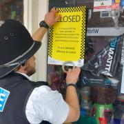 The Whittlesey Local Store at 46 Market Street, Whittlesey, has been temporarily closed by police following complaints about sales of illicit items and organised crime.