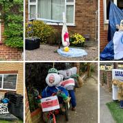 Some of the amazing sports-themed scarecrows in Doddington