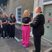 Mayor of March, Councillor Gary Christy, cut the ribbon on Ivy Reign Hair & Beauty at Audmoor House in March.