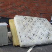 Fly-tipping in Wisbech earlier this year