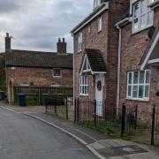 The house in Norfolk Street, Wimblington, remains boarded up following the drugs raid.