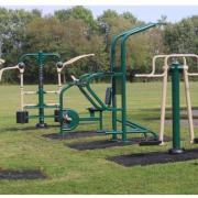 The new outdoor gym at The Abbey playing fields on Beech Avenue in Doddington.