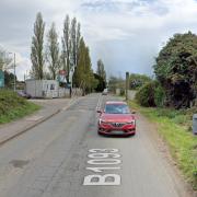 The road is shut due to scheduled works by Network Rail.