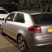 Police stopped this vehicle on the junction of Furrowfields Road and Gull Way in Chatteris due to the driver’s manner of driving.