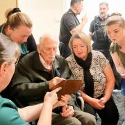 Former police officer visits Downham Market station