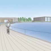 Concept image for the proposed science park in Whittlesey.