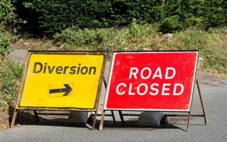 The road will be closed between the hours of 9.30am and 4pm. 