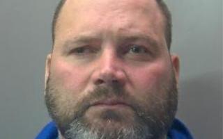 Jamie Frost, 45, was jailed for 17 months at Huntingdon Law Courts.