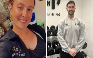 Doddington-based personal trainers Emily Morris and Will Mason