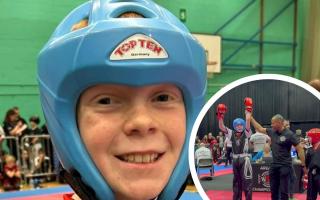 Kickboxer Charlie Bird, 13, has been selected to represent England at a world competition later this year.