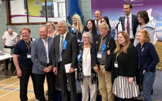 Steve Barclay with the Conservative team.