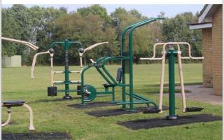 The new outdoor gym at The Abbey playing fields on Beech Avenue in Doddington.